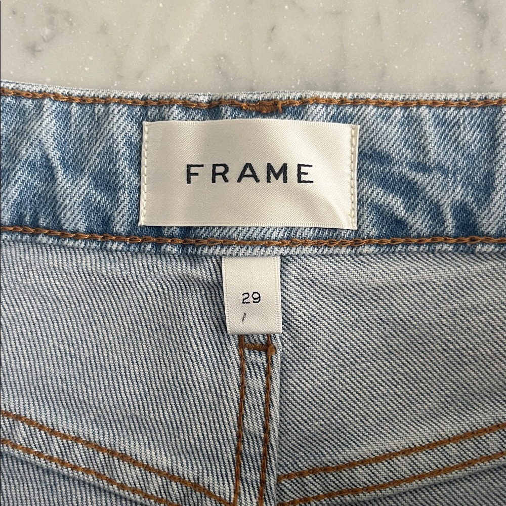 FRAME The Ruler High-rise Straight-Leg Women’s Jeans - Picture 6 of 9